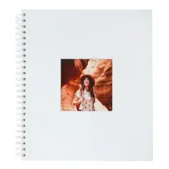 13" x 11.25" Spiral Bound Scrapbook Album by Recollections&trade; White