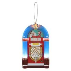 Miniature Blue Vintage Jukebox Ornament