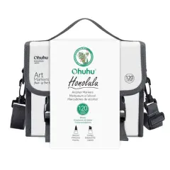 Ohuhu&reg; Honolulu 120 Color Basic Alcohol Markers