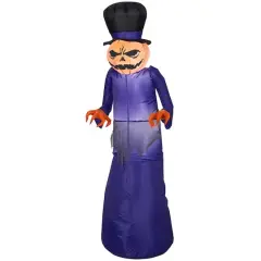 5ft. Airblown&reg; Inflatable Halloween Pumpkin Reaper with Top Hat