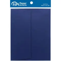 PA Paper&trade; Accents 4.25" x 5.5" Heavyweight Envelopes, 25ct. Admiral Blue