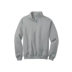 JERZEES&reg; NuBlend&reg; 1/4-Zip Cadet Collar Sweatshirt Oxford