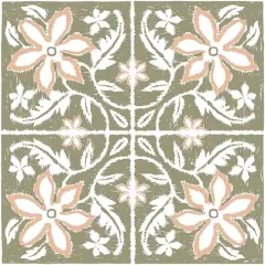 FloorPops Lillium Peel & Stick Floor Tiles, 10ct. Green