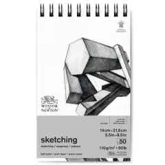 Winsor & Newton&trade; White 50lb. Wire-Bound Sketching Pad