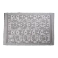 DII&reg; Gray Moroccan Outdoor Rug, 4ft. x 6ft.