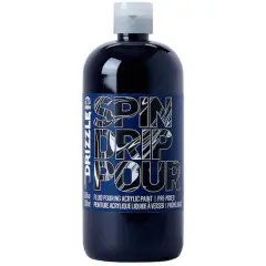FolkArt&reg; Drizzle&trade; Pre-Mixed Fluid Pouring Acrylic Paint, 17.6oz. Pitch Black