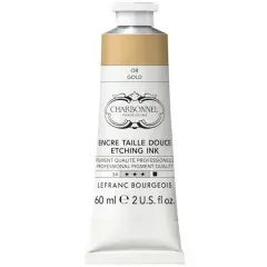 Charbonnel Etching Ink, 60mL Gold