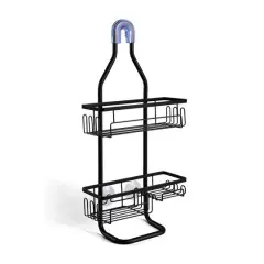 SunnyPoint Tubing Shower Caddy Black