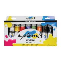 Daler-Rowney&reg; System 3 Original 8 Color Acrylic Selection Set