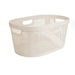 Mind Reader 10.5'' Laundry Hamper Ivory