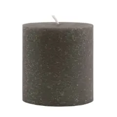 Root Candles 3" x 3" Unscented Timberline&trade; Pillar Candle Stone