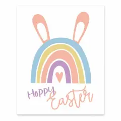Easter Rainbow 8" x 10" Tabletop Canvas