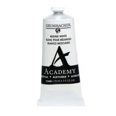 Grumbacher&reg; Academy&reg; Acrylic Paint, 3oz. C248 Mixing White