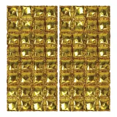 Beistle Gold Foil Balloon Backdrops