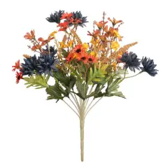 15" Mum Mix Deluxe Bush by Ashland&reg; Blue/Yellow/Orange