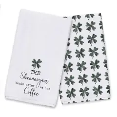Shenanigans After Coffee 16" x 25" Tea Towel - Set of 2