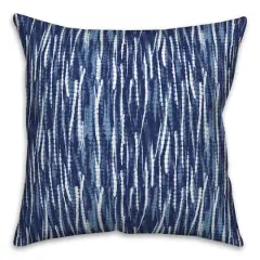 Indigo Reeds Throw Pillow