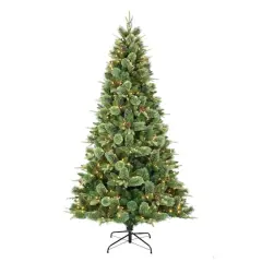 7.5ft. Pre-Lit Montana Pine Artificial Christmas Tree, Clear Lights