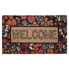 Welcome with Floral Doormat by Ashland&reg;