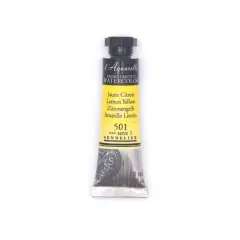 Sennelier French Artists' Watercolor, 10mL 501 Lemon Yellow S1