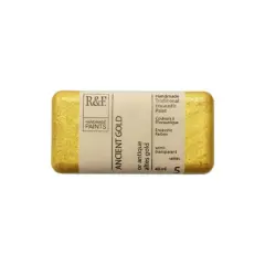 R&F&reg; Encaustic Paint Cake, 40mL Ancient Gold