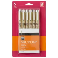 Pigma&reg; Micron&trade; 01 Fine Line Black Pens, 6ct.