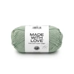 Lion Brand&reg; Tom Daley Made with Love&trade; The Cottony One&trade; Yarn Sage