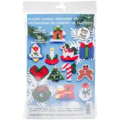 Design Works&trade; Country Christmas Plastic Canvas Ornament Kit
