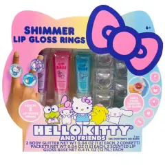 Hello Kitty&reg; and Friends Shimmer Lip Gloss Rings