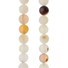 Matte Chalcedony Round Beads, 10mm by Bead Landing&trade;