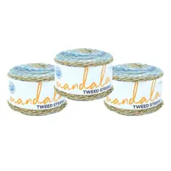 3 Pack Lion Brand&reg; Mandala&reg; Tweed Stripes Yarn Dragonfly