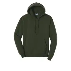 Port & Company&reg; Darks Core Fleece Pullover Hooded Sweatshirt Olive