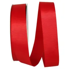 JAM Paper 1.5" x 100yd. Grosgrain Allure Ribbon Red