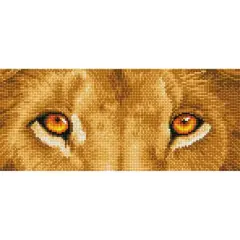 Diamond Dotz&reg; Intermediate Lion Spy Diamond Painting Kit