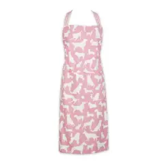 DII&reg; Dog Print Chef Apron Rose