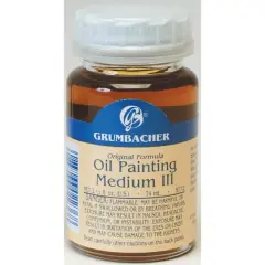 Grumbacher&reg; Oil Painting Medium III, Rapid Dry, 2.5oz.
