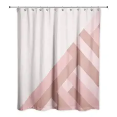 Rectangle Lines 71" x 74" Shower Curtain