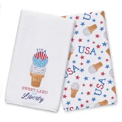 Sweet Land of Liberty Ice Cream Tea Towel Set