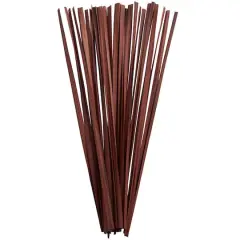 39" Dried Plant Sticks Natural Foliage With Slender Stems Dark Brown