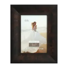 Expressions&trade; 5" x 7" Espresso Beveled Frame by Studio D&eacute;cor&reg;