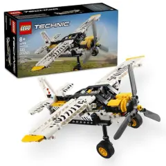 LEGO&reg; Technic&trade; Bush Plane Aircraft Toy Vehicle Gift Set for Kids 42198