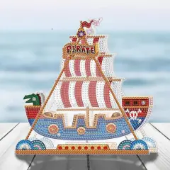 Sparkly Selections Pirate Ship Ferris Wheel 3D Decoration Diamond Painting