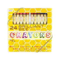 OOLY Brilliant Bee Crayons, 24ct.