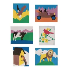 S&S&reg; Worldwide General Theme Sand Art Board Set