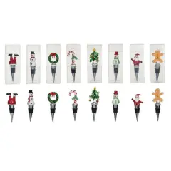 Hello Honey&reg; Holiday Icon Wine Stopper Set