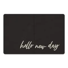 Hello New Day Floor Mat, 18" x 27"