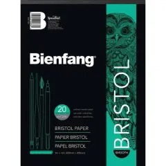 Bienfang&reg; Smooth Bristol Board Drawing Paper Pad
