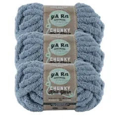 3 Pack Lion Brand&reg; Yarn Workshop Chunky Knit Yarn Fog