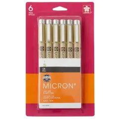Pigma&reg; Micron&trade; 08 Fine Line Black Pens, 6ct.