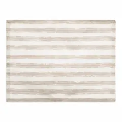 Neutral Easy Stripes Cotton Twill Placemat